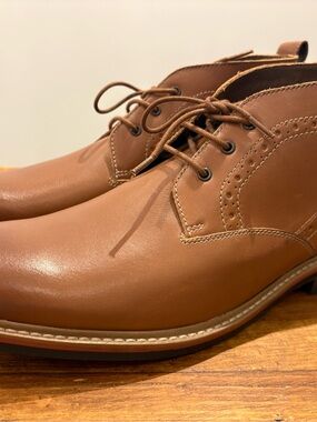 Bostonian Melshire New Tan Leather Men’s Shoes Size 15M